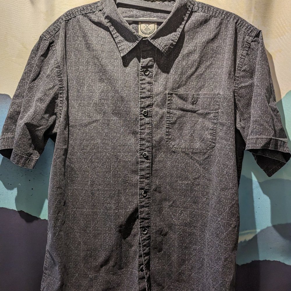 Retro Pattern Button Down Shirt
